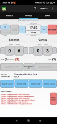 gaa scores stats lite android App screenshot 4