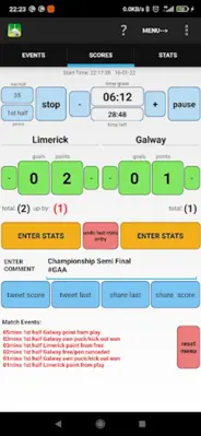 gaa scores stats lite android App screenshot 6